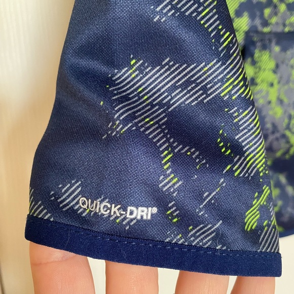 Xersion Boys Full Zip Hoodie Light Jacket Camo American Navy Size M 10/12 reg - Picture 8 of 12